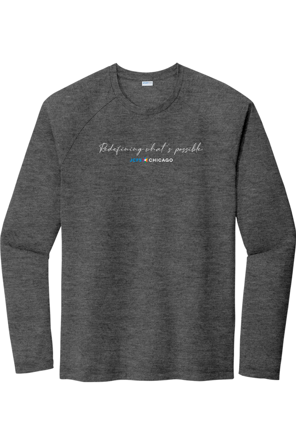 Sport-TekPosiCharge Long Sleeve Tri-Blend Wicking Raglan Tee