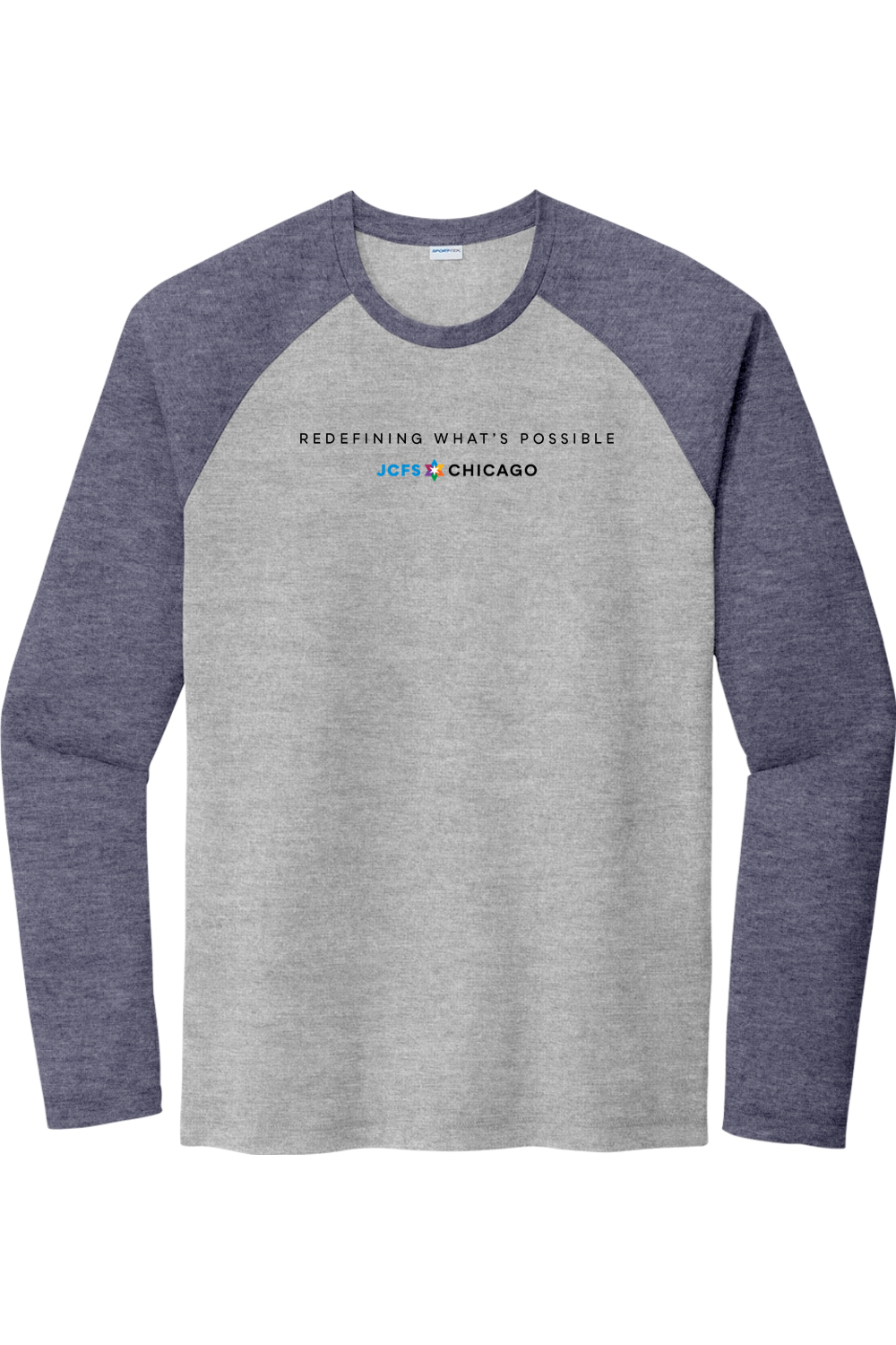 Sport-TekPosiCharge Long Sleeve Tri-Blend Wicking Raglan Tee